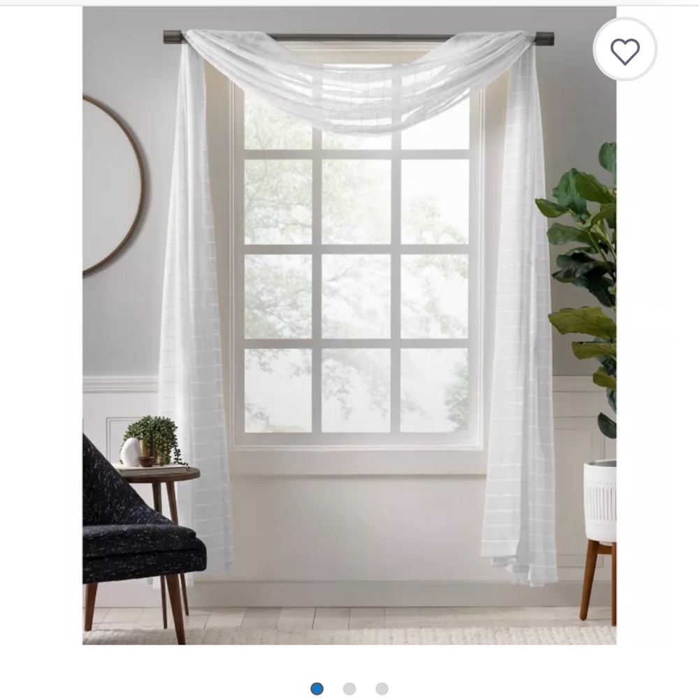 Charlie Window Scarf (White)
